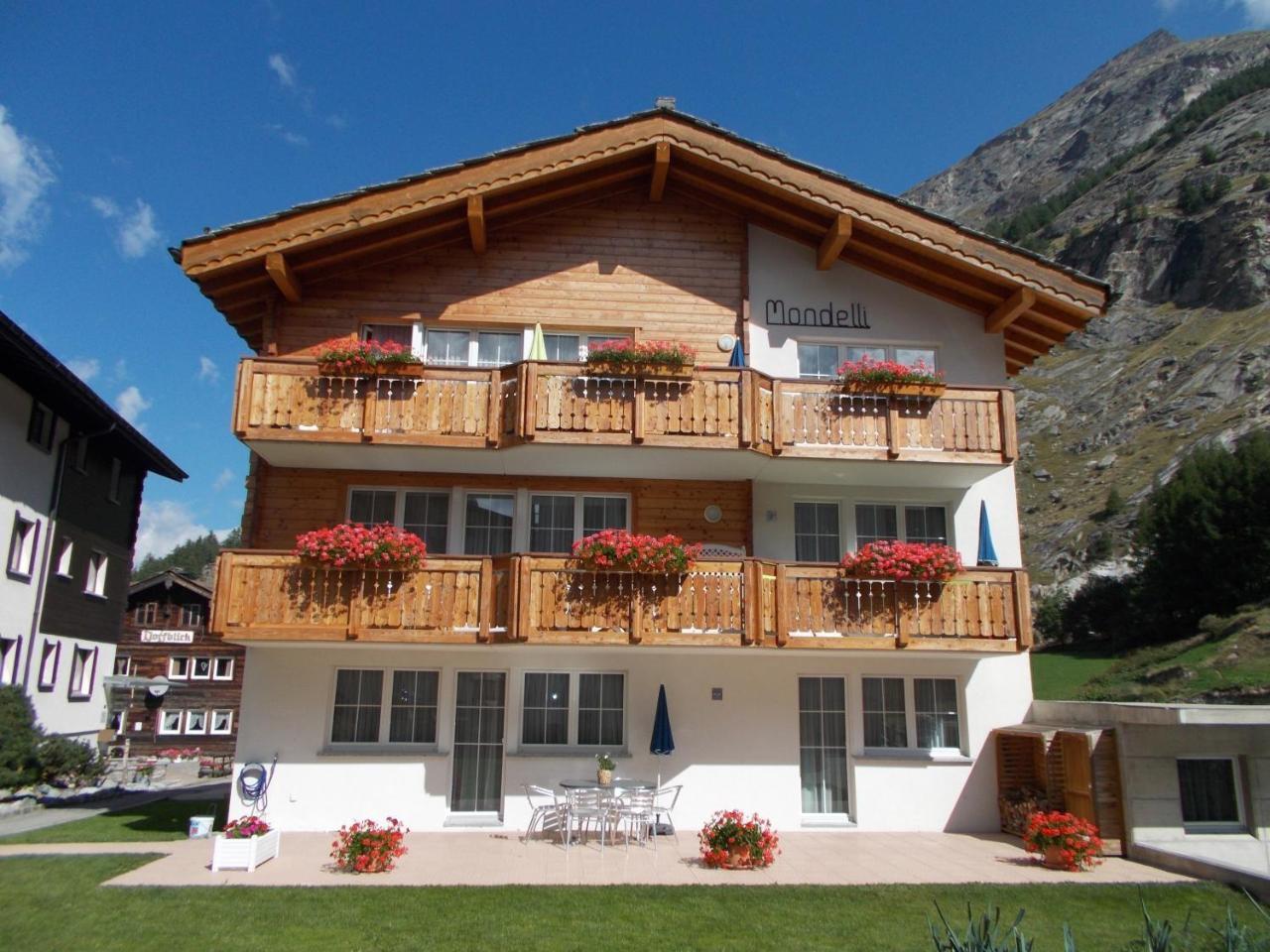 Апартаменти Haus Mondelli Саас-Альмажель Екстер'єр фото